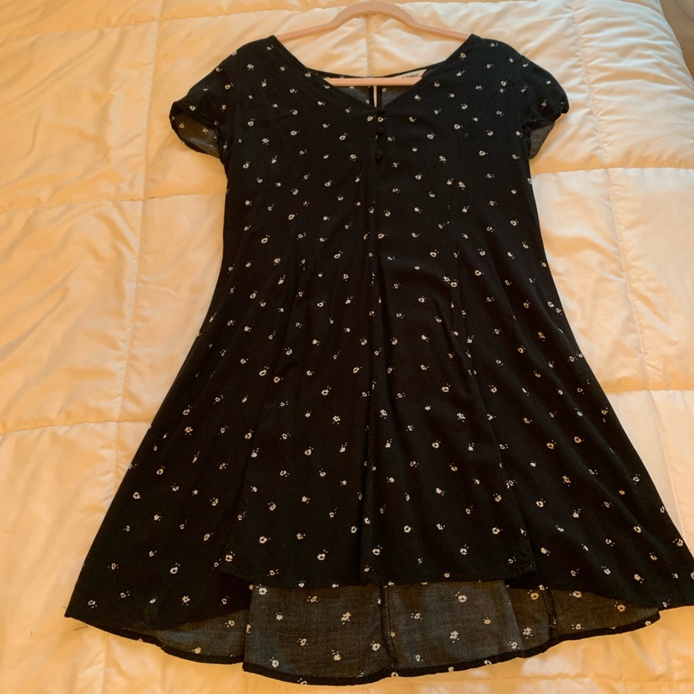 Black & White Floral Dress